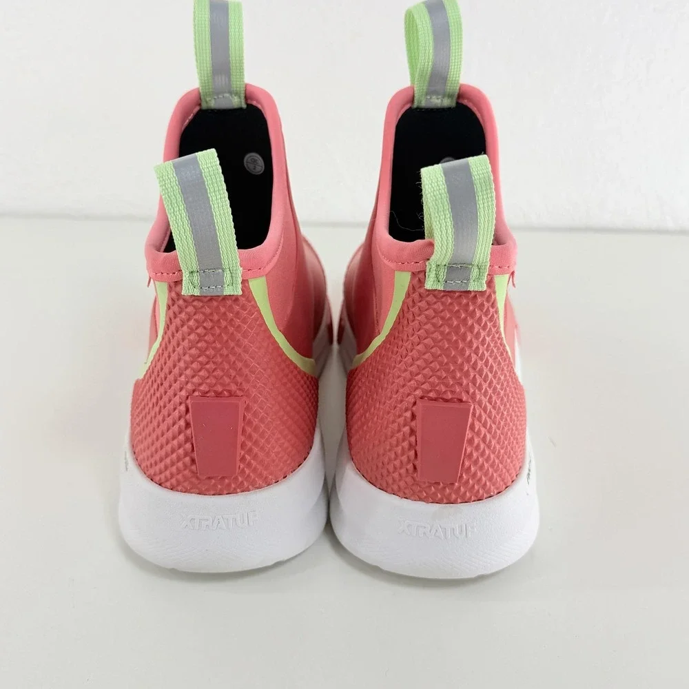Xtratuf Ankle Deck Boots Sport Womens Size 9 Pink Waterproof Pull On Rain